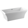 60'' x 32'' Freestanding Tub with Integrated Waste and Overflow