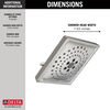 H2Okinetic&reg; 3-Setting Raincan Shower Head