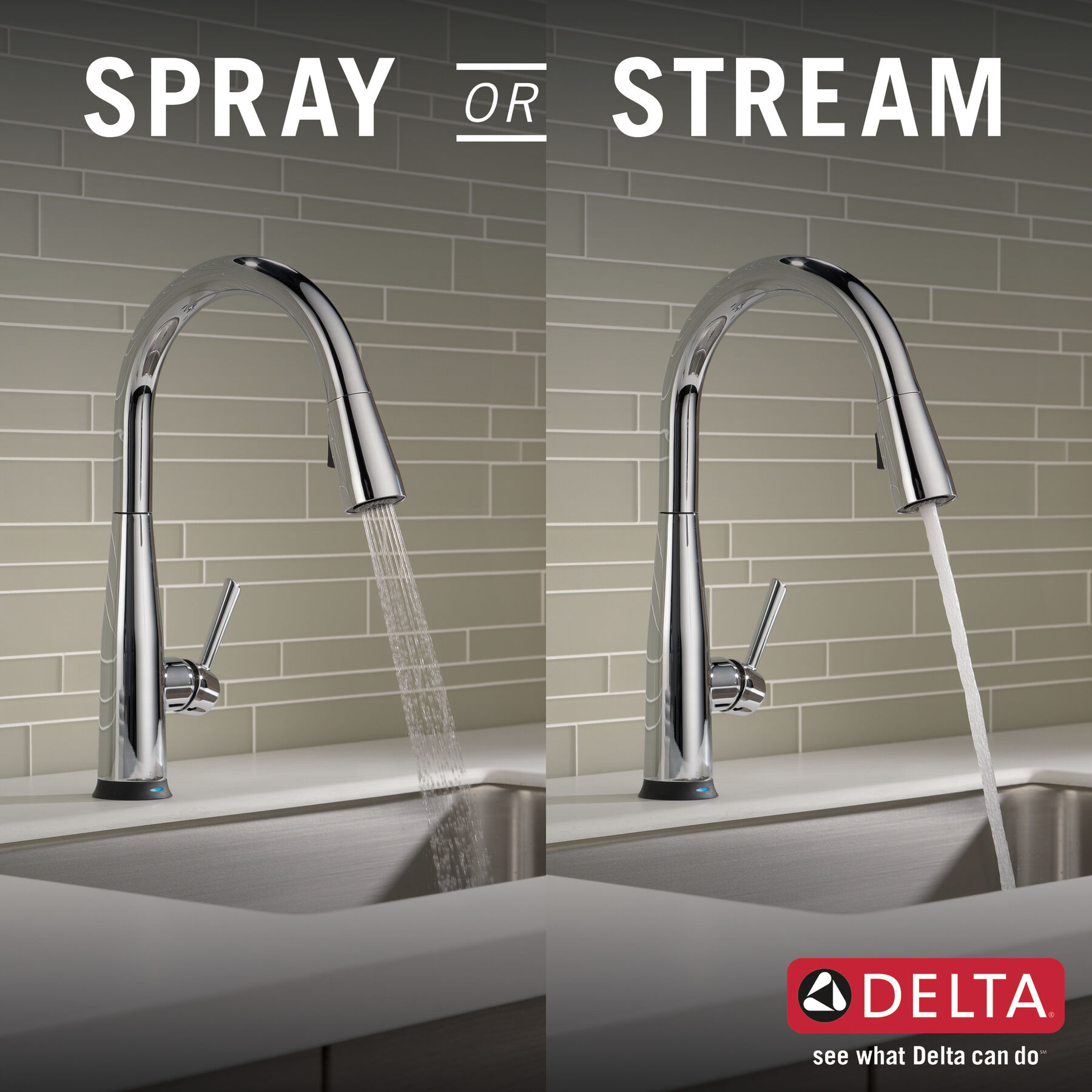 Single Handle Pull-Down Kitchen Faucet with Touch2O&reg; Technology