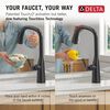 Touch<sub>2</sub>O&reg; Technology Kitchen Faucet with Touchless Technology
