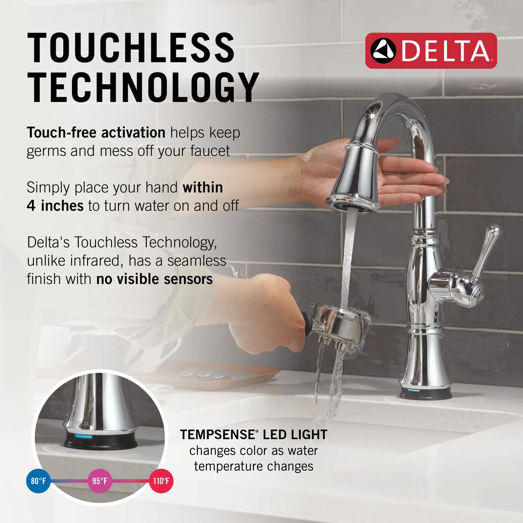 Touch2O&reg; Bar / Prep Faucet with Touchless Technology