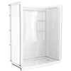 60 x 32" Curved Alcove Shower Base with Right Drain