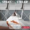 Single Handle Pull-Down Kitchen Faucet with Soap Dispenser and ShieldSpray