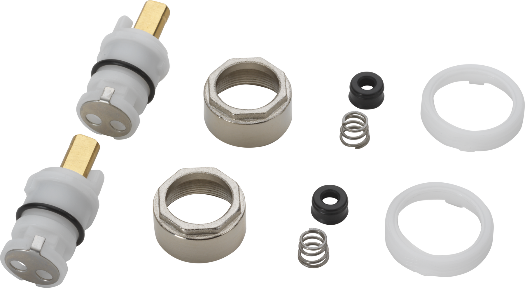 Stem Unit Assembly, Seat & Spring, Bonnet Nut & Washer