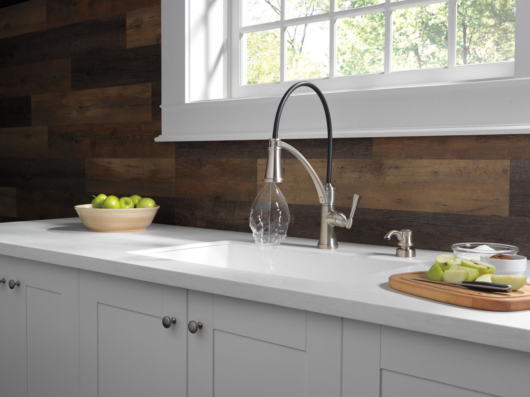 Single Handle Pull-Down Kitchen Faucet with ShieldSpray&reg; Technology