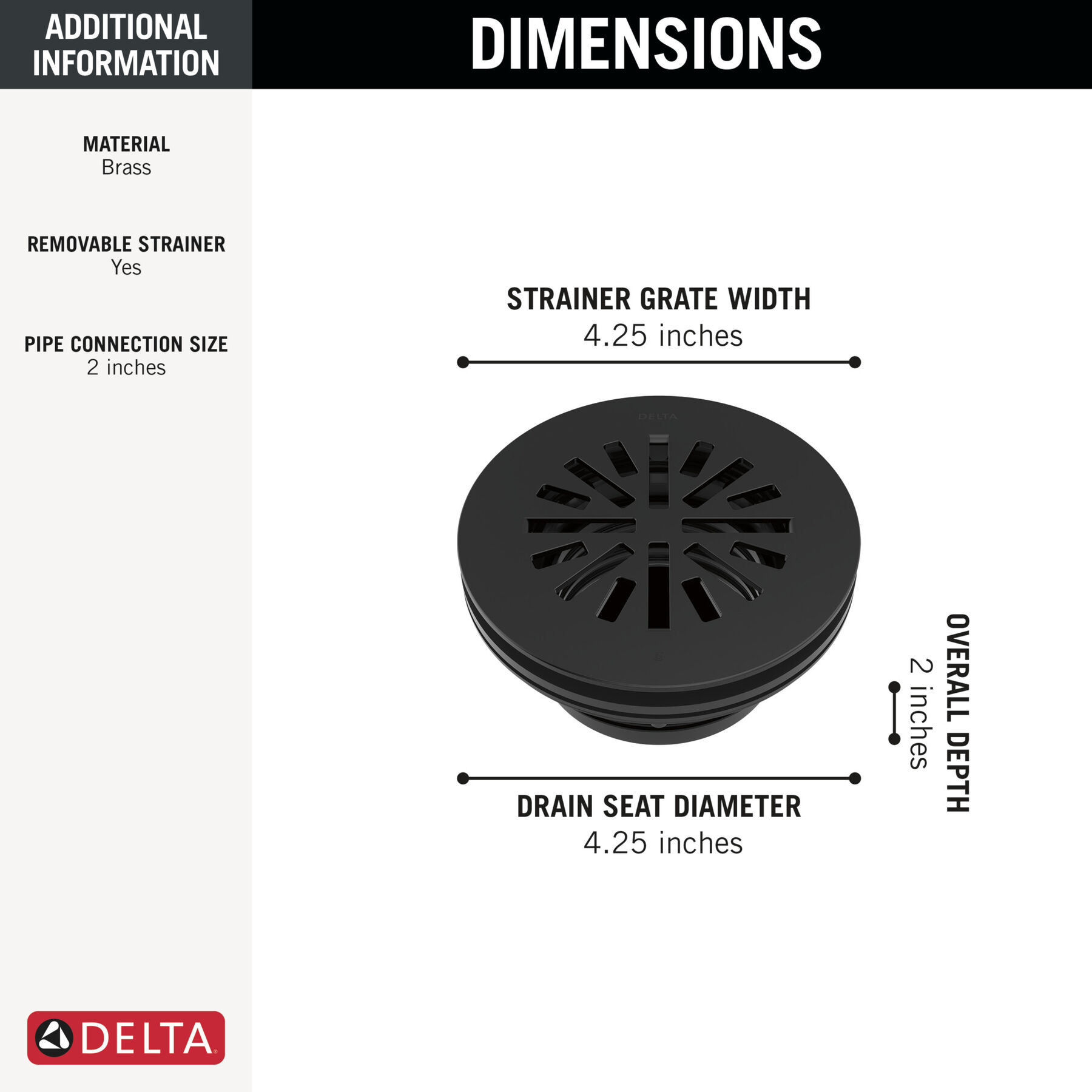 4" Prefab Round Shower Drain