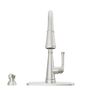 Single Handle Pull-Down Kitchen Faucet with Soap Dispenser and ShieldSpray&reg; Technology