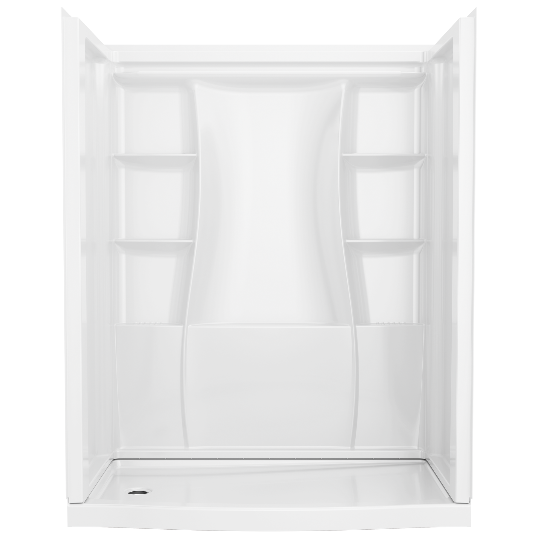 60x32 Alcove Shower Bundle without Door - Left Drain