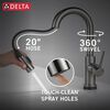 Single Handle Pull-Down Bar/Prep Faucet with Touch