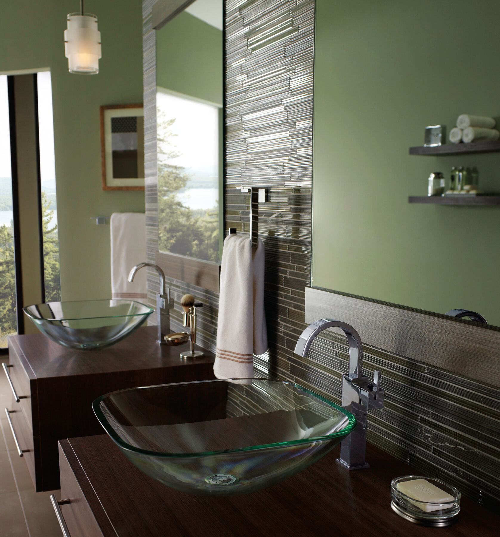 Single Handle Vessel Bathroom Faucet