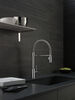 Single Handle Pull-Down Kitchen Faucet With Spring Spout