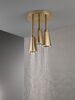 H2Okinetic&reg; Pendant Raincan Shower Head with LED Light