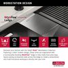 27&rdquo; Workstation Kitchen Sink Undermount&nbsp;16 Gauge&nbsp;Stainless Steel Single Bowl with&nbsp;WorkFlow&trade; Ledge and Accessories