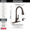 Single Handle Pull-Down Kitchen Faucet with Soap Dispenser and ShieldSpray&reg; Technology