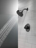 H2Okinetic&reg; 5-Setting Contemporary Raincan Shower Head