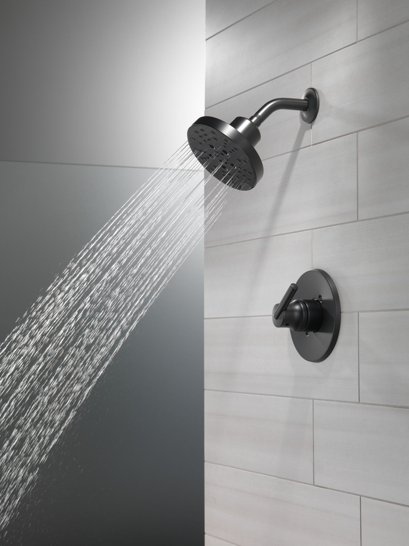 H2Okinetic&reg; 5-Setting Contemporary Raincan Shower Head