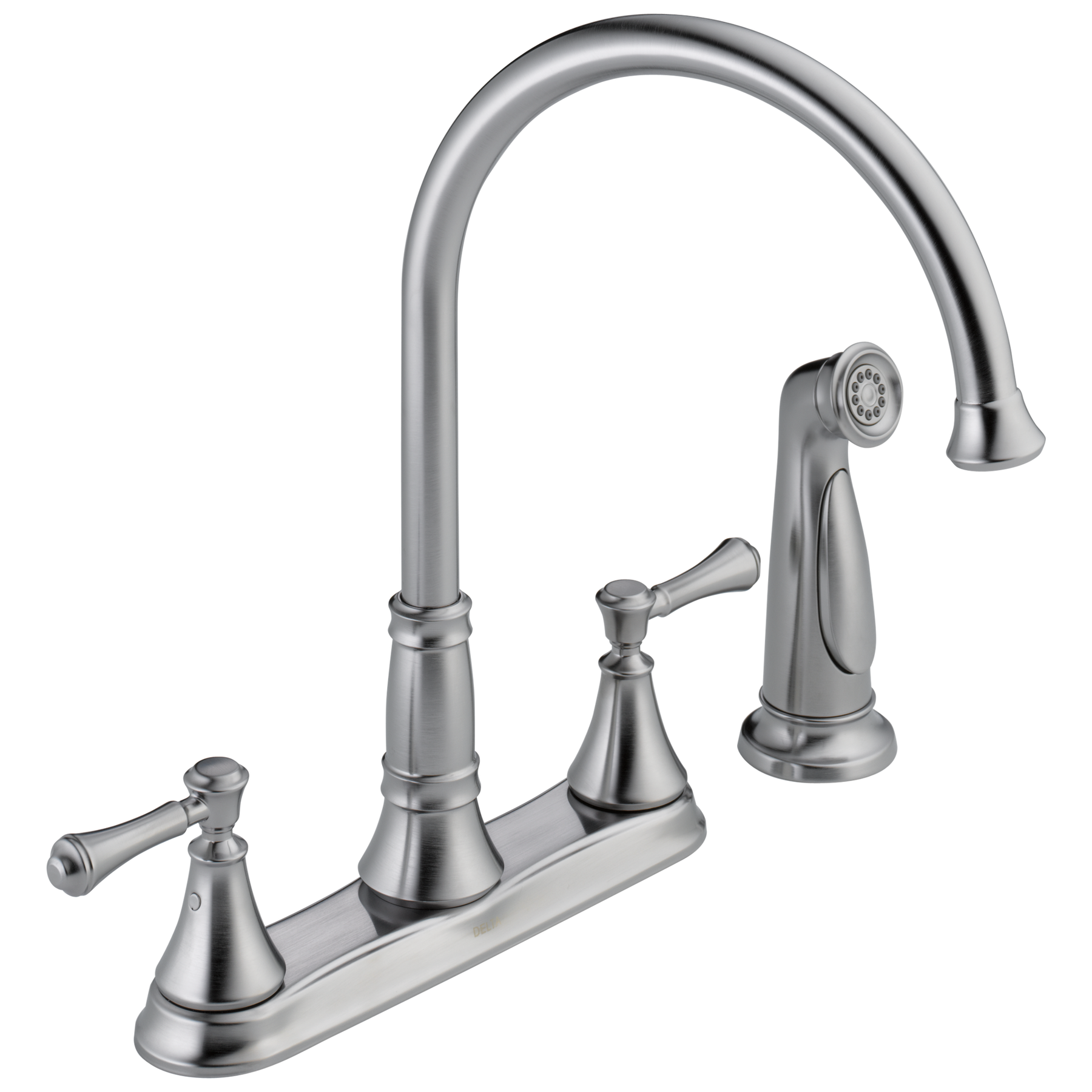 Two Handle Kitchen Faucet with Spray