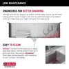 32&rdquo; Workstation Kitchen Sink Undermount&nbsp;16 Gauge&nbsp;Stainless Steel Single Bowl with&nbsp;WorkFlow&trade; Ledge and Accessories