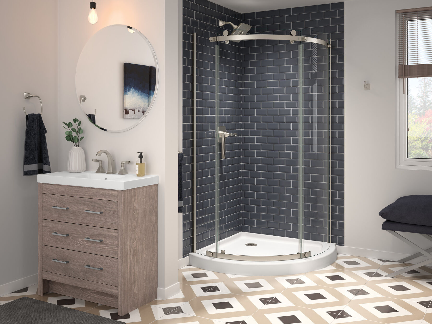 2H WS Lavatory Faucet with EZ Anchor&reg;