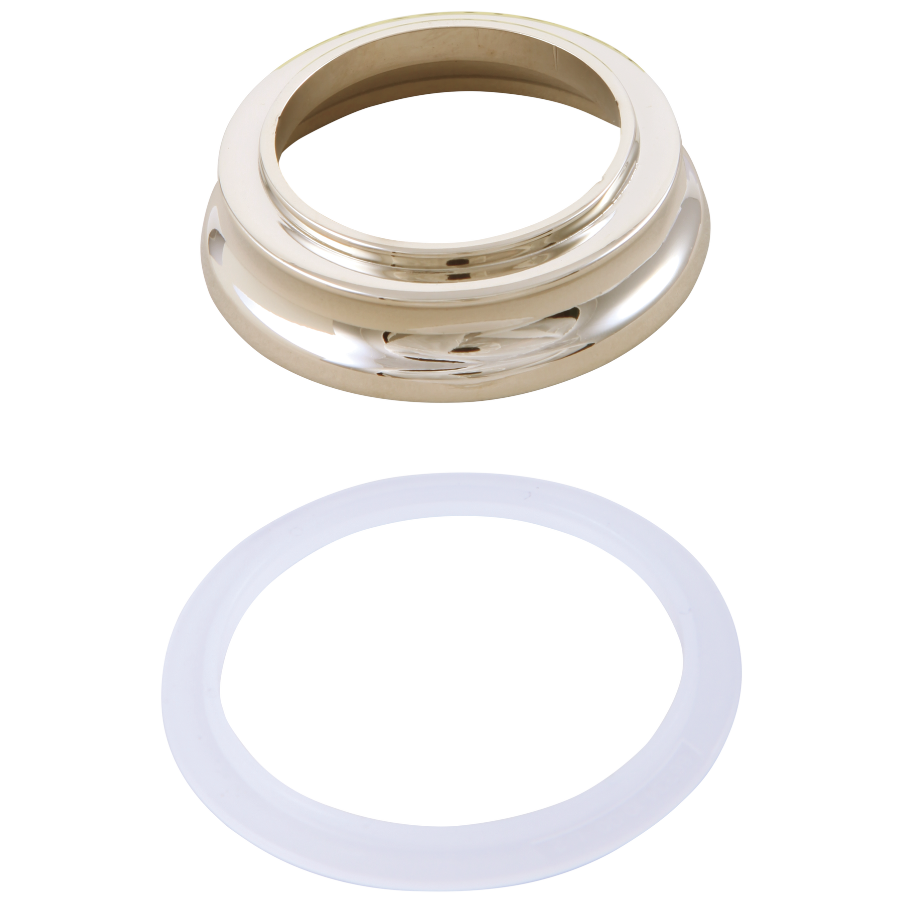 Escutcheon w/ Gasket - 1 Hole Bathroom