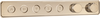 Traditional High Flow Push Button Thermostatic Trim - 5 Outlet