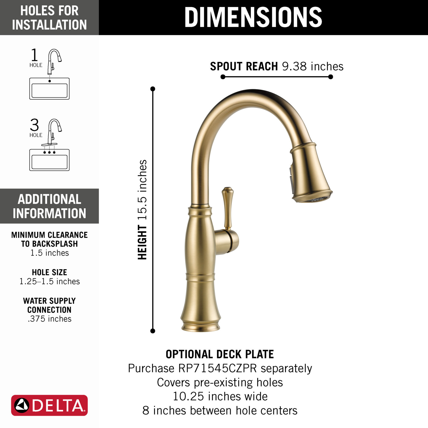 Single Handle Pull-Down Kitchen Faucet