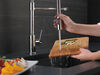 Single Handle Pull-Down Kitchen Faucet With Spring Spout