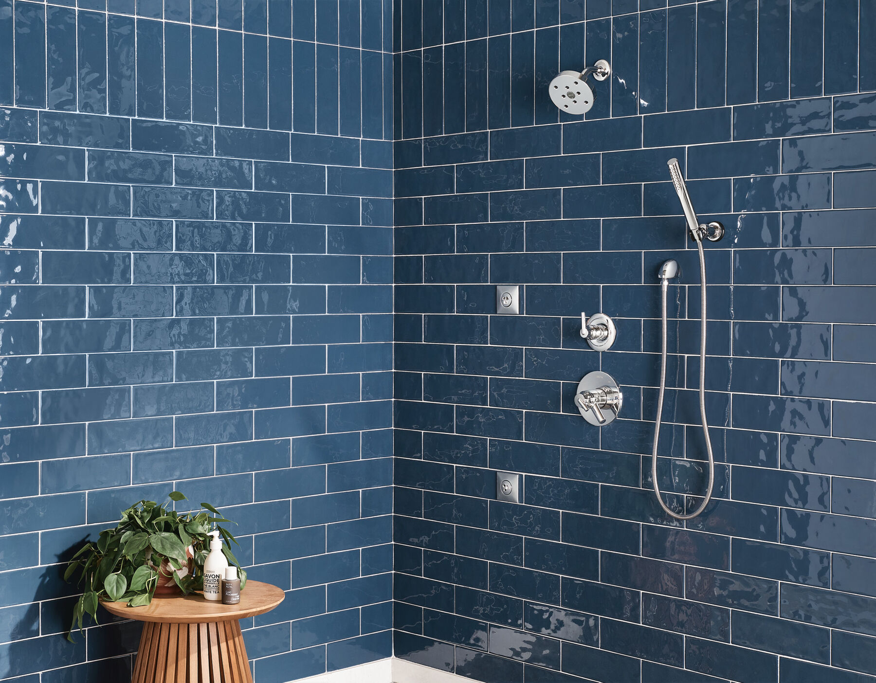 Premium Single-Setting Adjustable Wall Mount Hand Shower