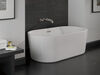 60 in. x 30 in. Freestanding Tub with Center Drain