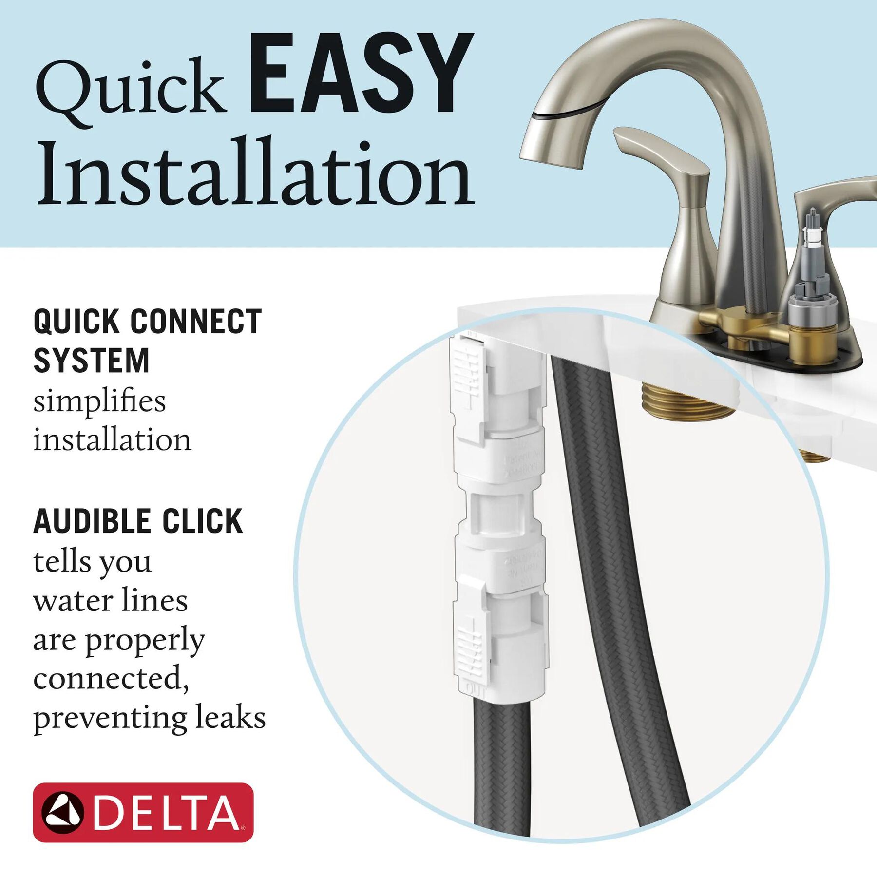 Two Handle Centerset Bathroom Faucet