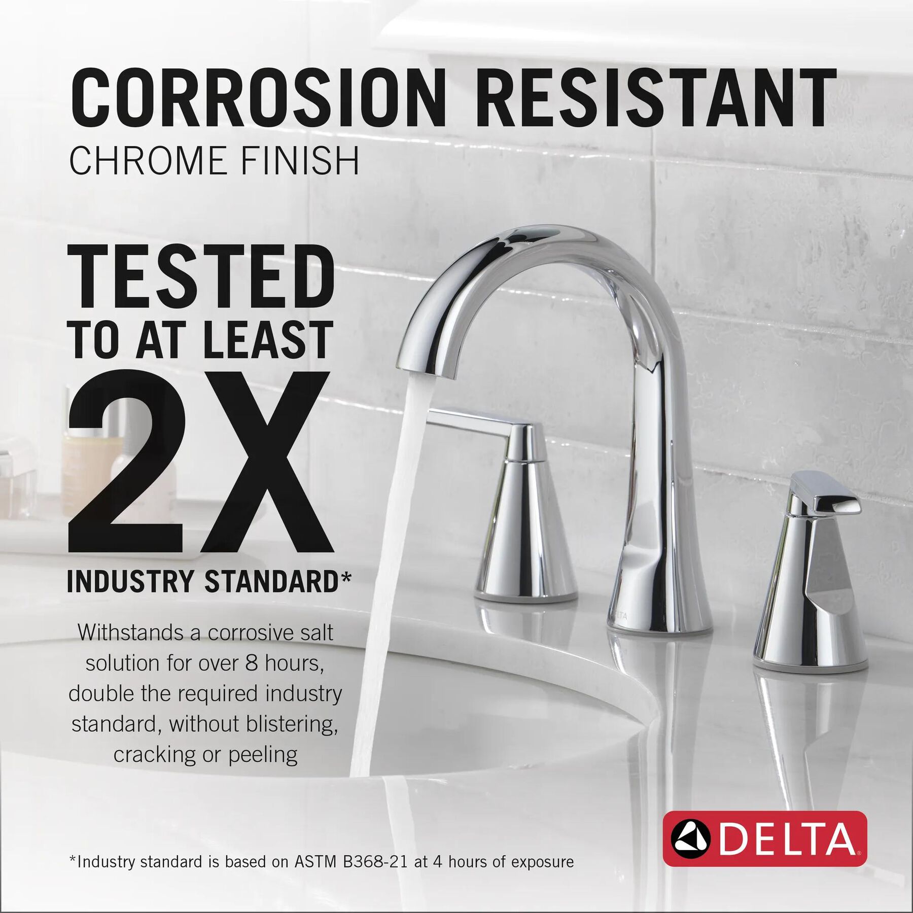 Two Handle Widespread Bathroom Faucet