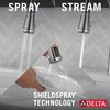 Single Handle Pull-Down Kitchen Faucet with Soap Dispenser and ShieldSpray&reg; Technology
