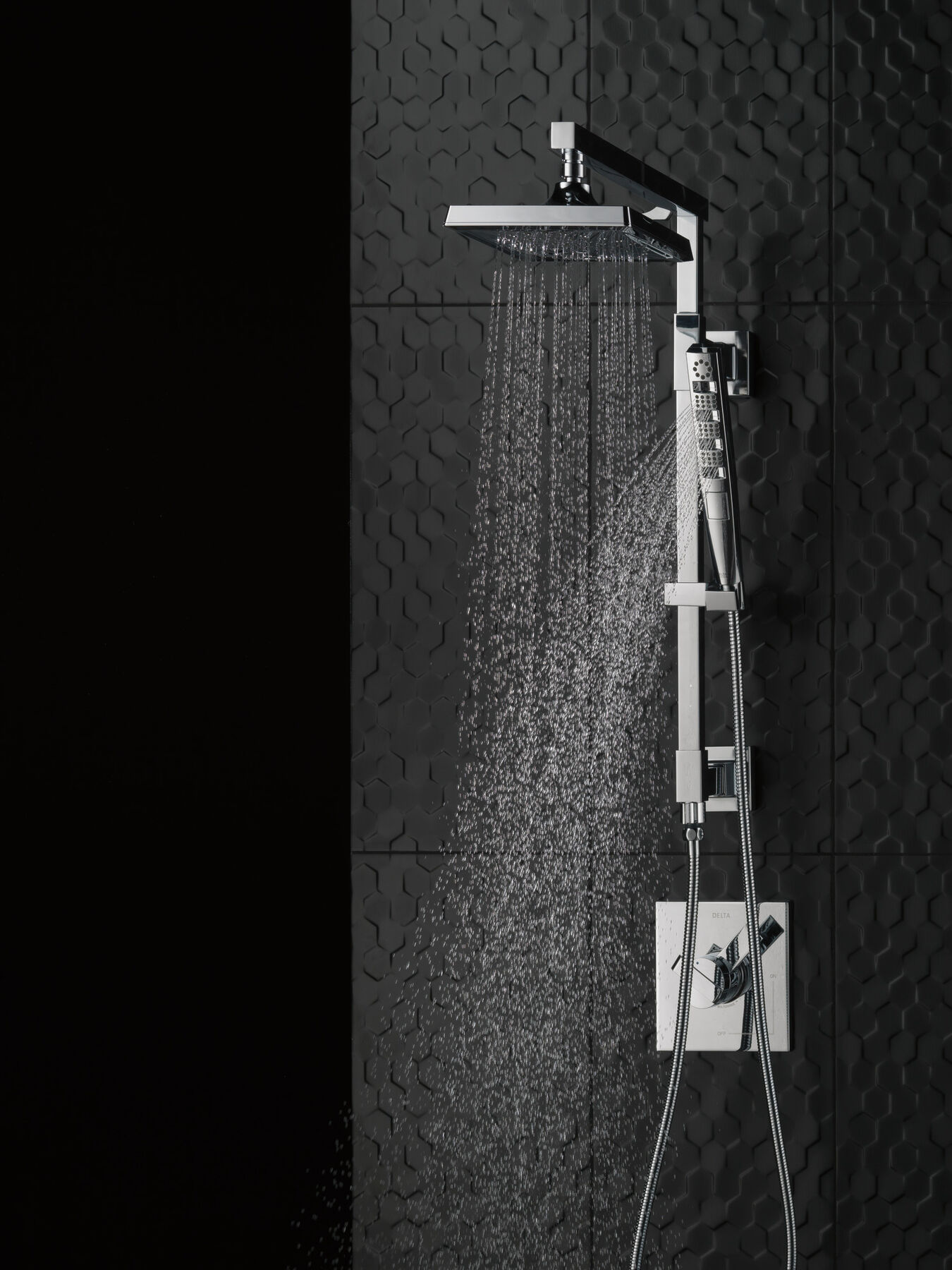 Shower Column 18" Angular