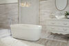 Freestanding Tub with Integrated Waste and Overflow