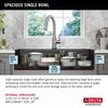 36&rdquo; Retrofit Farmhouse Apron Front 16 Gauge Workstation Kitchen Sink Single Bowl in with WorkFlow&trade; Ledge and&nbsp;Accessories for Top Mount Drop-In Installation