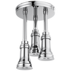 H2Okinetic&reg; Pendant Raincan Shower Head with LED Light
