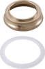 Escutcheon w/ Gasket - 1 Hole Bathroom
