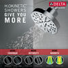 H<sub>2</sub>Okinetic&reg; 5-Setting Contemporary Raincan Shower Head