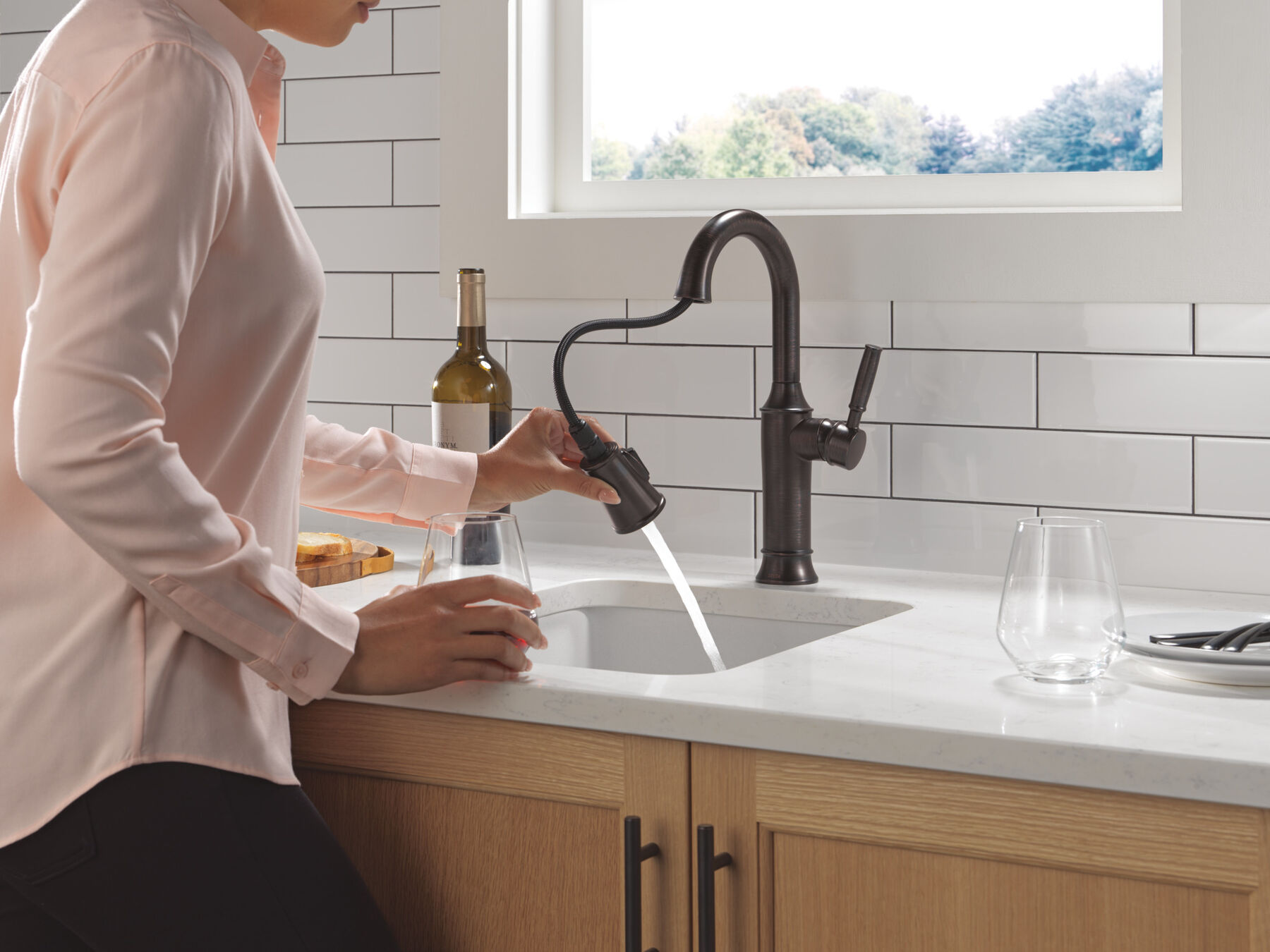 Single Handle Pull-Down Bar / Prep Faucet