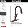 Touch<sub>2</sub>O&reg; Technology Kitchen Faucet with Touchless Technology
