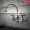 Two Handle Wall Mounted Kitchen Faucet