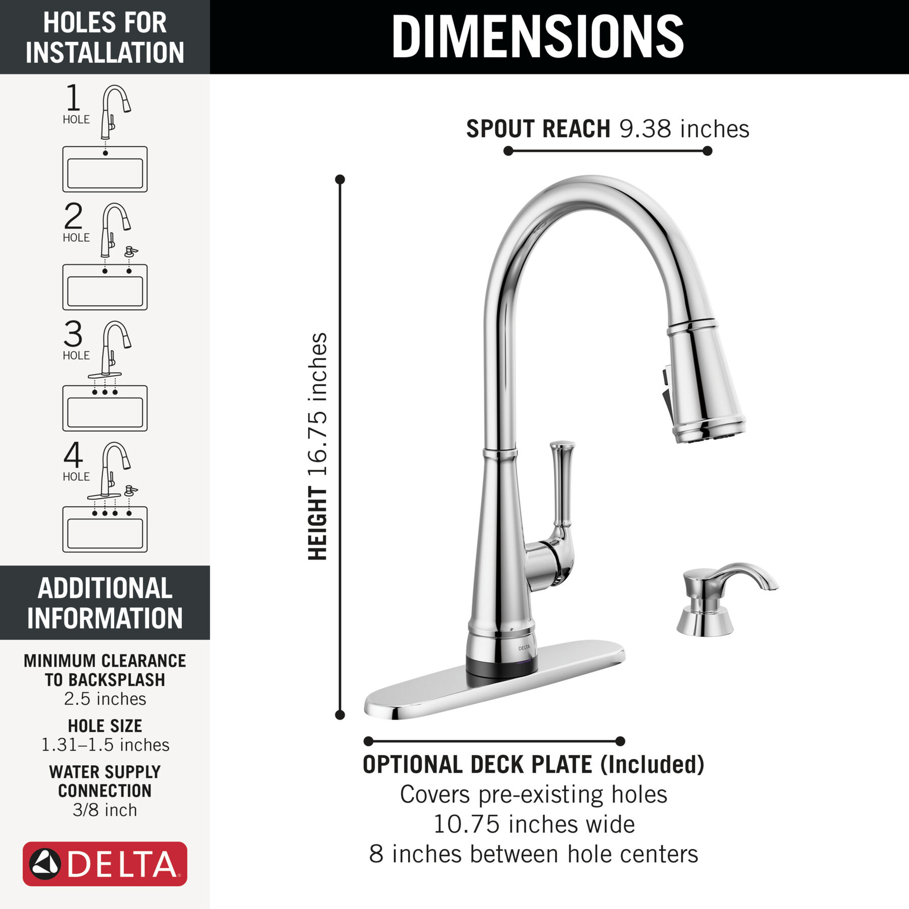 Single Handle Pull-Down Kitchen Faucet with Touch<sub>2</sub>O&reg; Technology and ShieldSpray&reg; Technologies