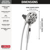 6-Setting SureDock&reg; Magnetic Hand Shower