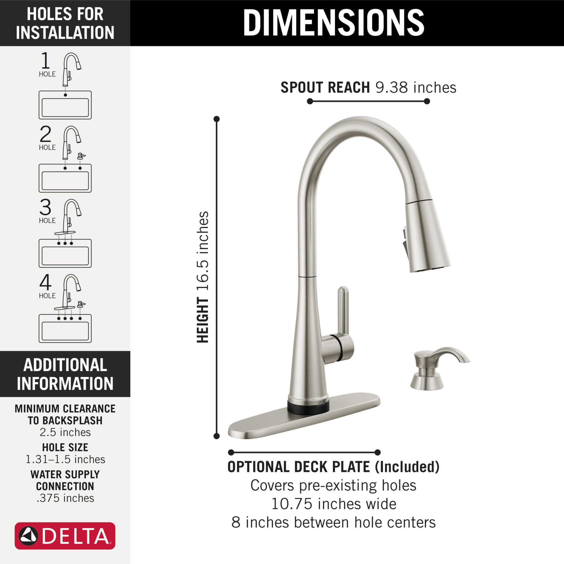 Single Handle Pull-Down Touch<sub>2</sub>O&reg; Technology Kitchen Faucet with Touchless Technology and Soap Dispenser