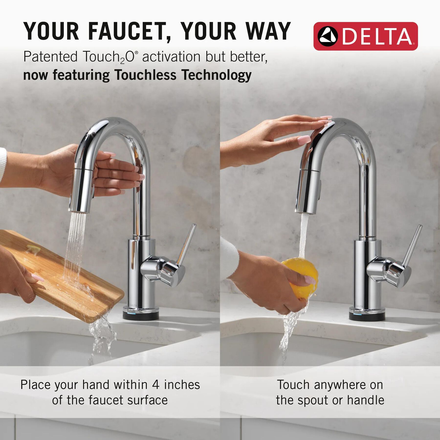 Touch2O&reg; Bar / Prep Faucet with Touchless Technology