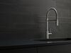 Single Handle Pull-Down Kitchen Faucet With Spring Spout