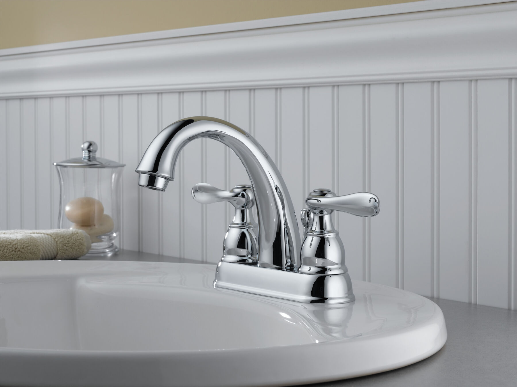 Two Handle Centerset Bathroom Faucet