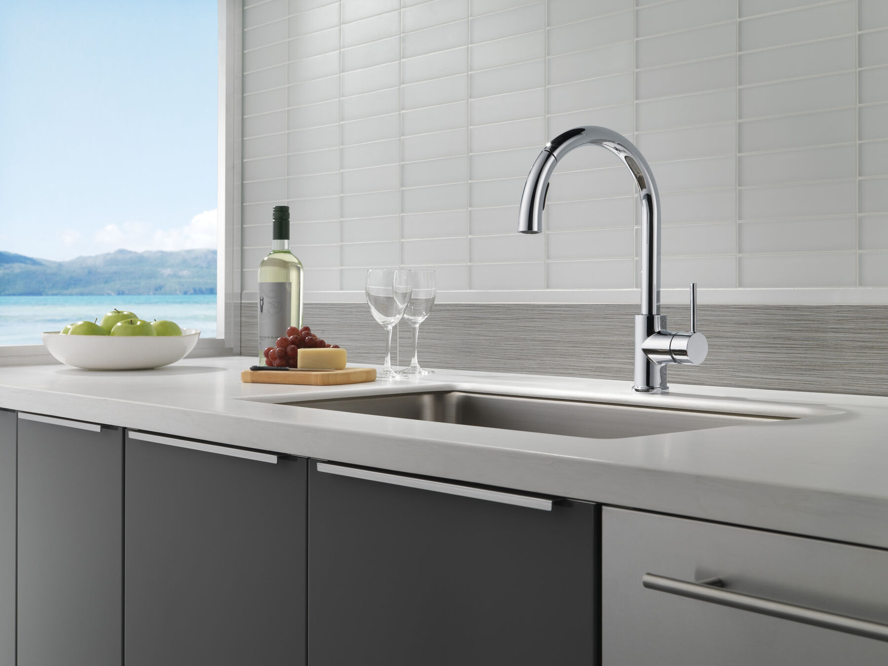 Pull-Down Kitchen Faucet