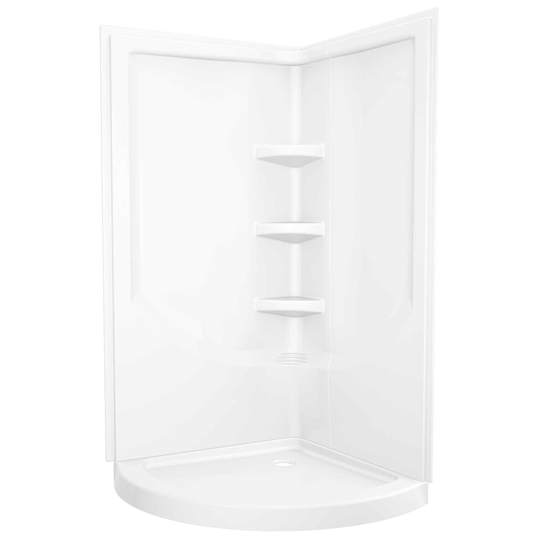 38'' Round Corner Shower Base