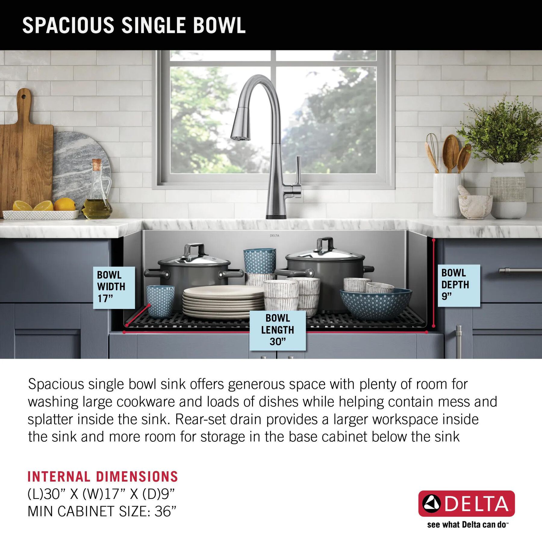 32&rdquo; Undermount Stainless Steel Single Bowl Kitchen Sink&nbsp;with Accessories